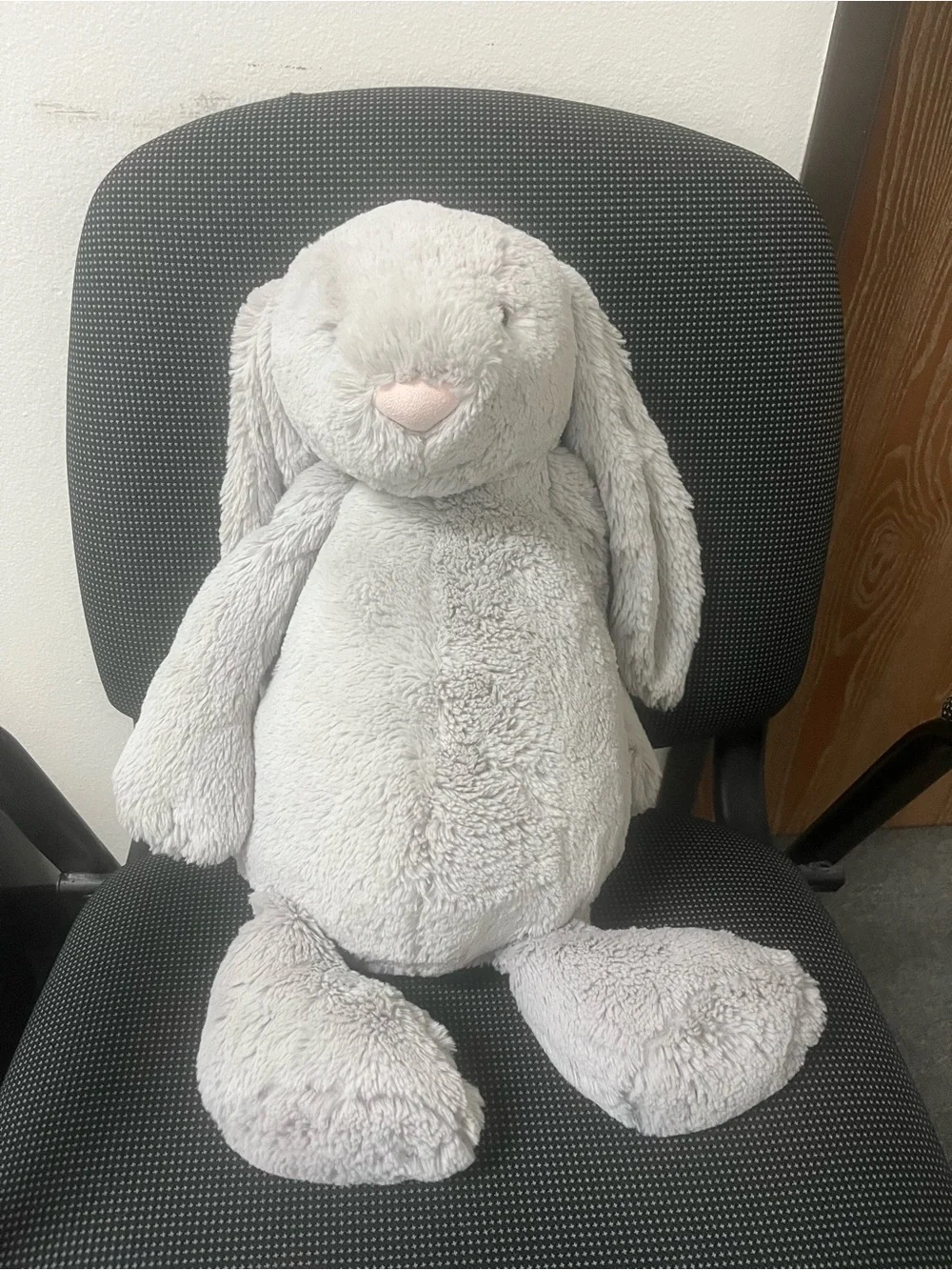 Jellycat Silver Bashful Bunny in Huge
